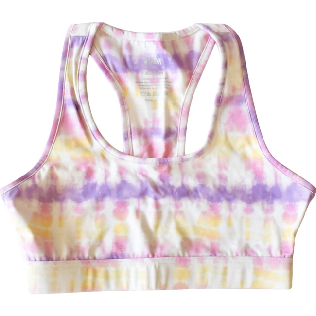 Adult Tie Dye Sports Bra, Sunset