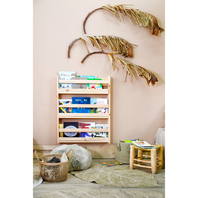 Mini Monstera Washable Rug, Olive - Rugs - 2
