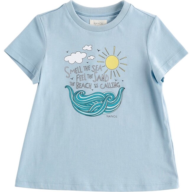 The Beach is Calling T-shirt, Blue