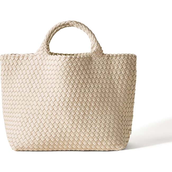 Women's St. Barths Medium Handwoven Tote, Ecru - OS