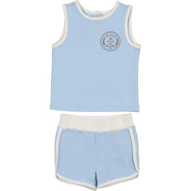 Montee Golf Course 2Pc Set, Baby Blue